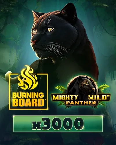 Mighty Wild: Panther Burning Board | Piper Spin Casino